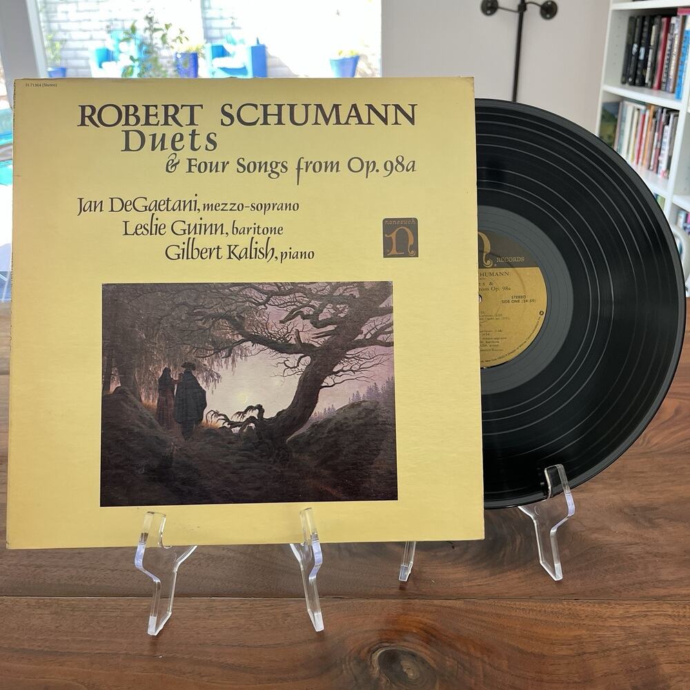 Robert Schumann Duets & Four Songs From Op. 98a LP 1979 Nonesuch H-71364